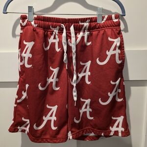 Alabama Crimson Tide Shorts Mens Size Medium  Athletic Mesh UA Sports Logo